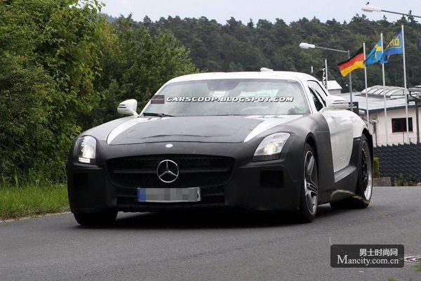 奔驰 SLS AMG Black Series 最新间谍照