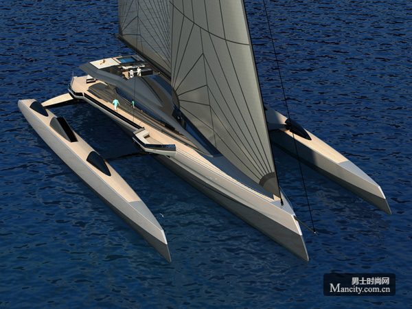 CXL trimaran concept 全球最大3体帆船